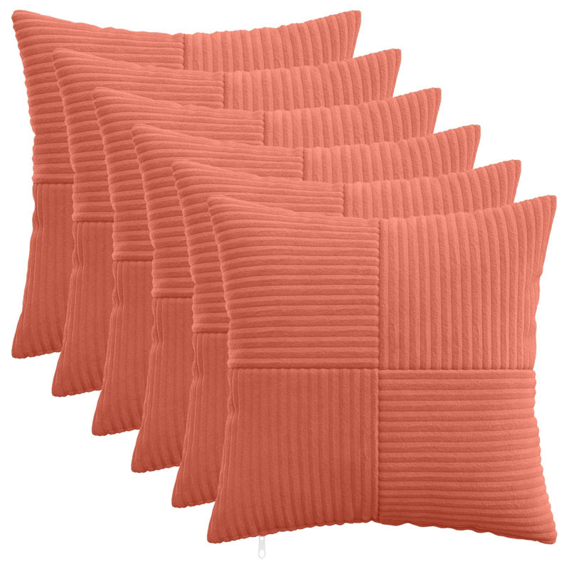 Cushion Cover, Square 40cm, Red Orange