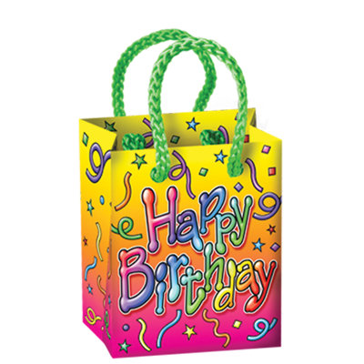 Mini sac-cadeau d'anniversaire