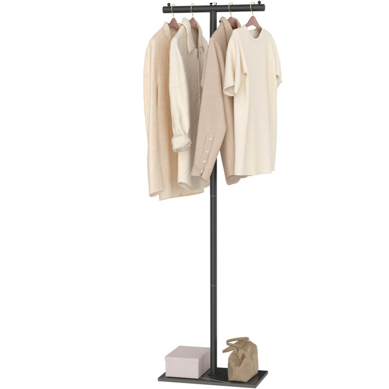 Metal Freestanding Coat Rack, Black