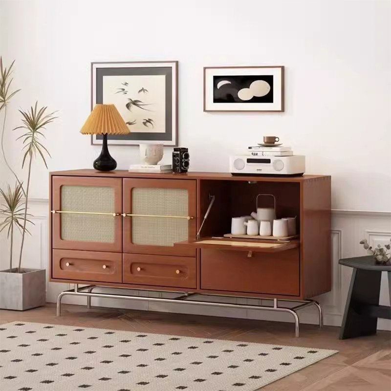 Simple vitrine murale rétro, H 33,07 po x l 47,24 po x P 15,75 po