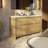 Lafarre 60 in W x 20 in D Double Bath Vanity and Gun Metal Faucet Set-113056872-113056873
