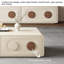 French-style rectangular storage coffee table