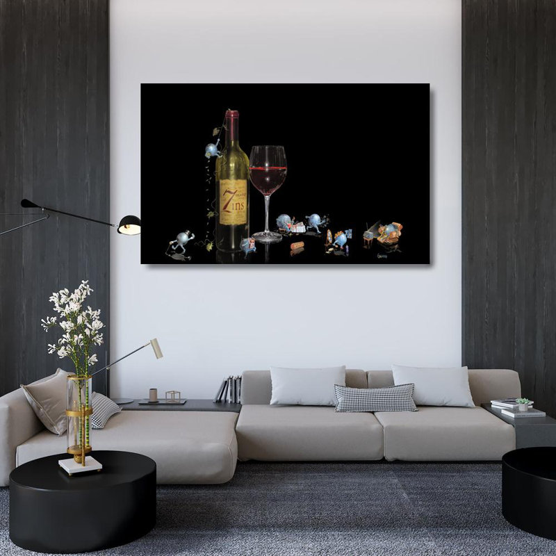7 Deadly Zins, 30" H x 48" W