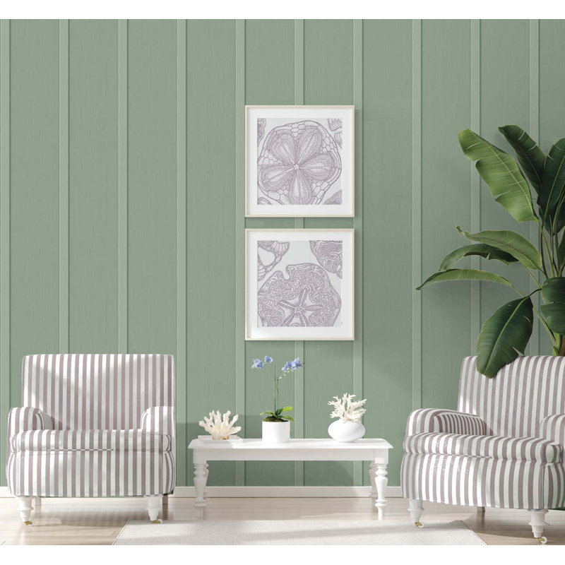 Sonnel 18cm x 52.10cm Peel and Stick Satin Wallpaper Roll