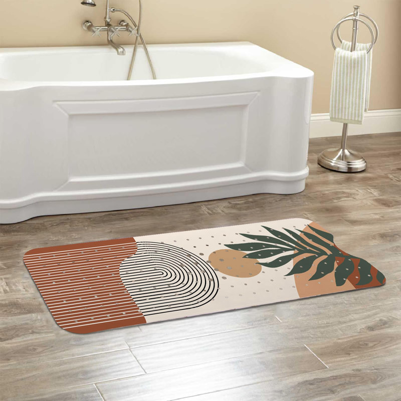 Tapis de bain antidérapant Boho
