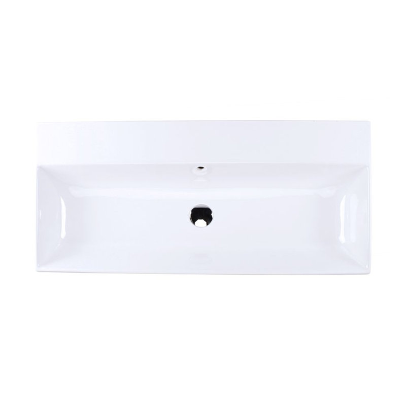 Aquasei 39.62'' L Bathroom Sink, 0 Hole