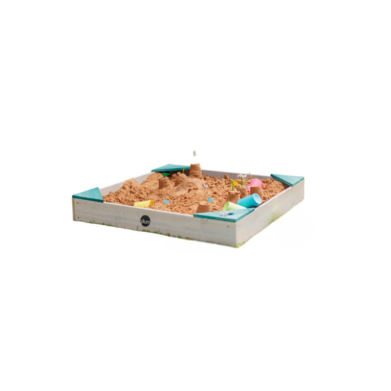 Bac à sable en bois Plum® Junior - Naturel