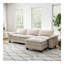 Canapé modulaire de luxe avec repose-pieds-701196529
