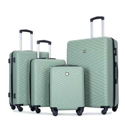 4-Piece ABS Lightweight Spinner Luggage Set with TSA Lock
