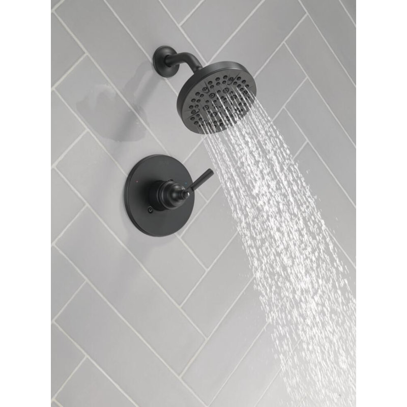 Ensemble de robinet de douche à fonction unique SAYLOR ™, ensemble de garniture de valve, pomme de douche et poignée