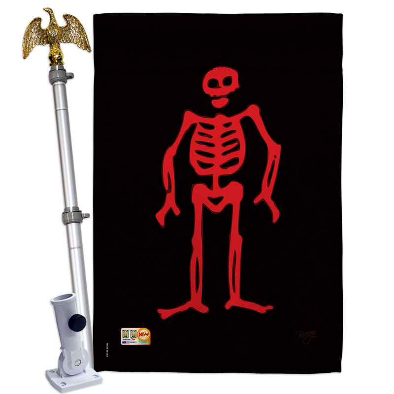 Ensemble de drapeaux en polyester 40 x 28 po Edward