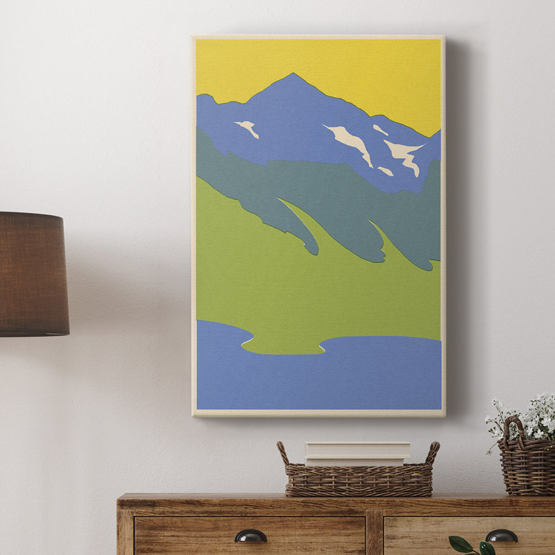 Bright Glacial Lake I - galerie sur mesure, H 18 po x l 12 po