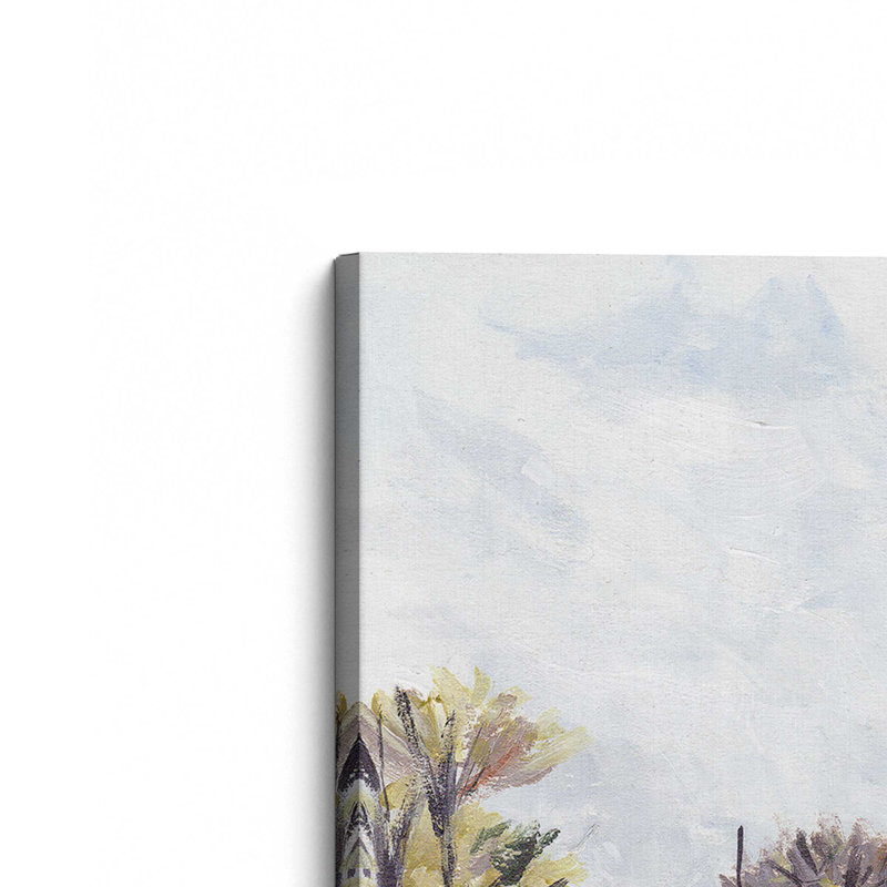 «Ember Tide I» par Melissa Wang, reproduction d'art sur toile, H 20 po x l 30 po