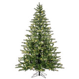 6.5' H Lighted Artificial Spruce Christmas Tree