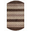 Rayures brunes/beiges Tapis décoratif-21991632