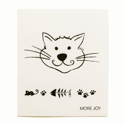 Linge à vaisselle suédois pour chat