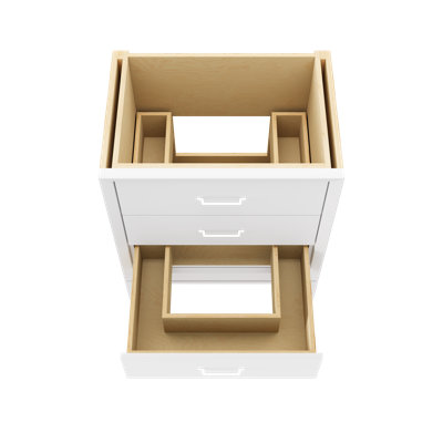 Alexandra Three-Drawer Single Bath Vanity