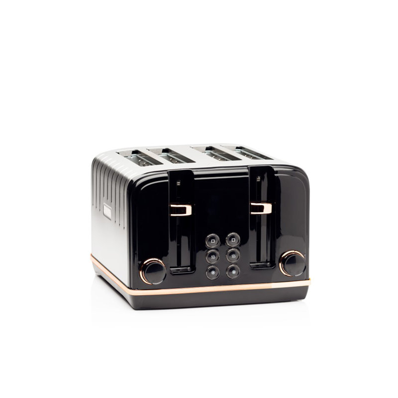 Salcombe 4 Slice Toaster, Black