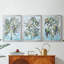 «Candy Palm Fresco II» - Toile tendue avec châssis sur mesure - 3 pièces-2019461576-2019461588