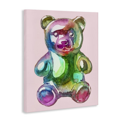 Illustration d'ours chromatique, conception par Lil 'Rue