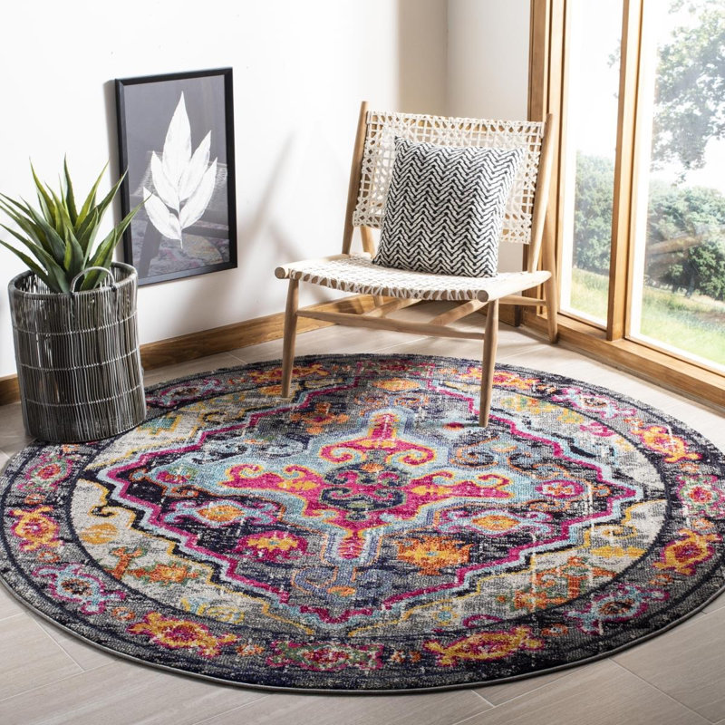 Eastchester Abstract Area Rug, Round 201 cm