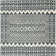 Alimatou Hand Knotted Wool/Cotton Geometric Rug in Charcoal