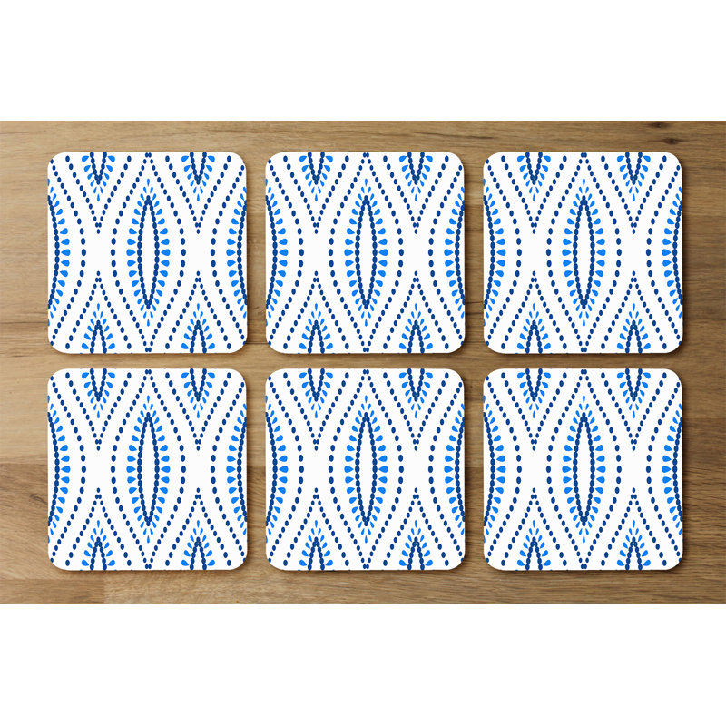 Square 6 Piece Coaster Set
