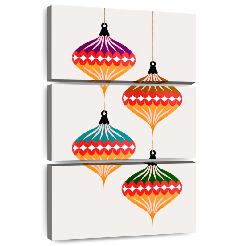 Christmas Balls II, 45" H x 28" W