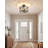 4-Light Semi Flush Mount Ceiling Light Fixture-2023718922