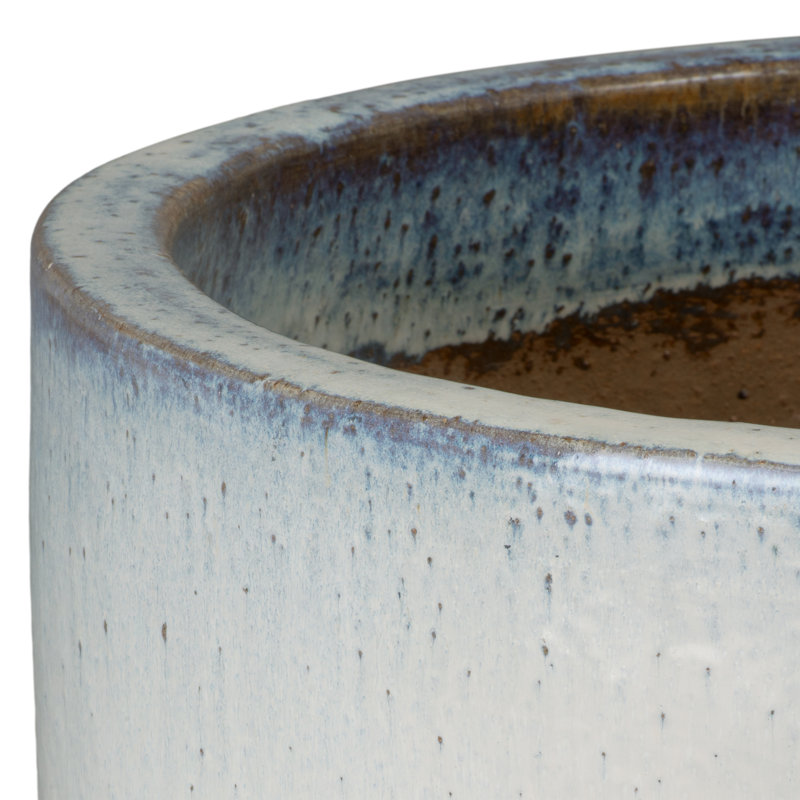 Daiceon Handmade Ceramic Planter, 20"H x 23"W x 23"D