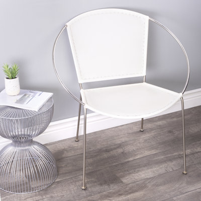 Torkom 31" Faux Leather Side Chair