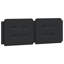 Coussin de tête de lit vidaXL - noir-1035415951-1035415949