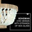 Dune Glass Semi Flush Mount