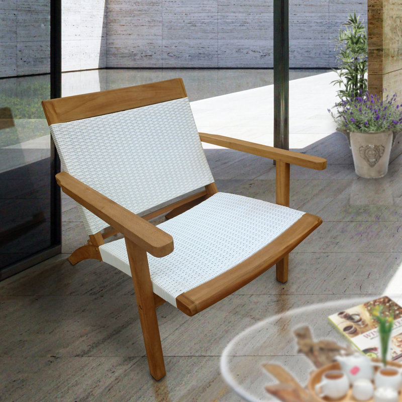 Chaise de patio teck Siri