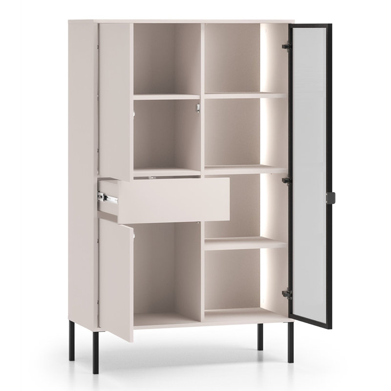 Display Cabinet, Beige
