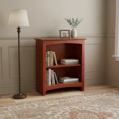 Malani 36" H Solid Wood Classic Bookcase