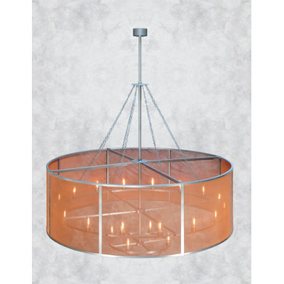Cilindro Rame 20 - Light Chandelier