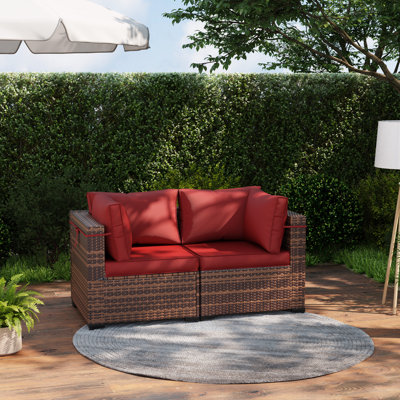 Wicker Outdoor Patio Sofa