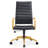 Jive Gold Stainless Steel Highback Office Chair-1042055043-971855064