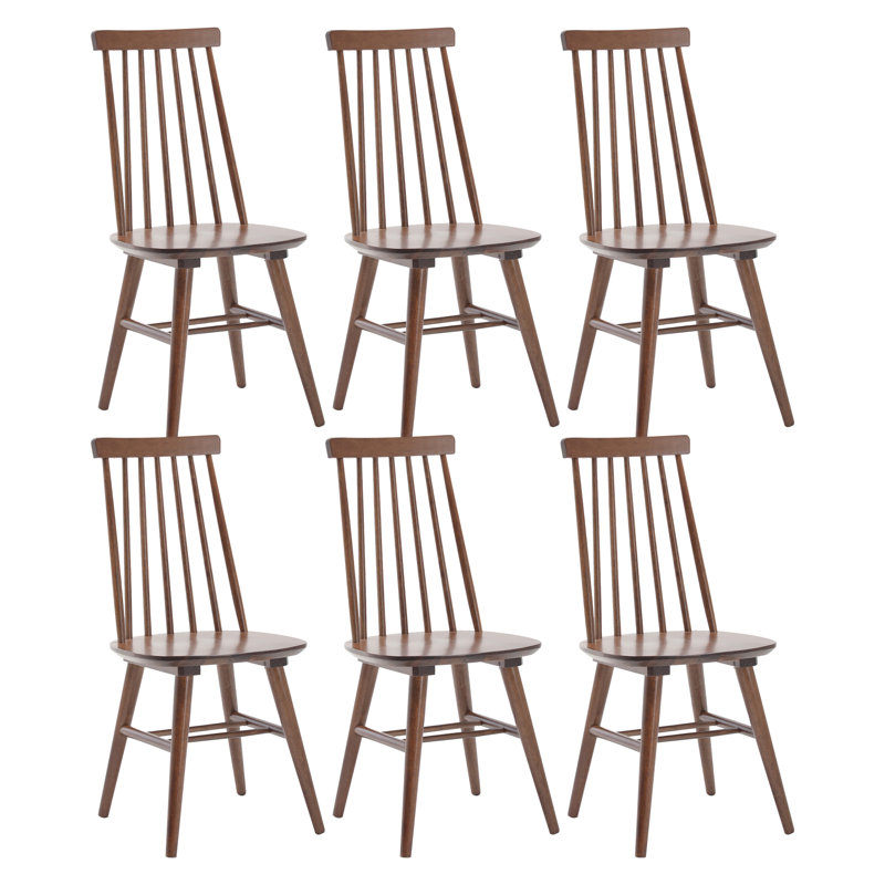 Chaises de salle à manger Alvie, Noyer