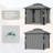 Louvre 11'X13' Steel Double Roof Soft Top Gazebo With LED Lighting And Bluetooth Speaker,Netting And Pravicy Curtains-126057122-126057119