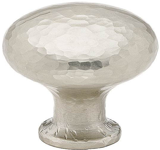 Oversized 1 1/4" Length Mushroom Knob, 1.25" H x 1.25" W x 1.25" D, Satin Nickel