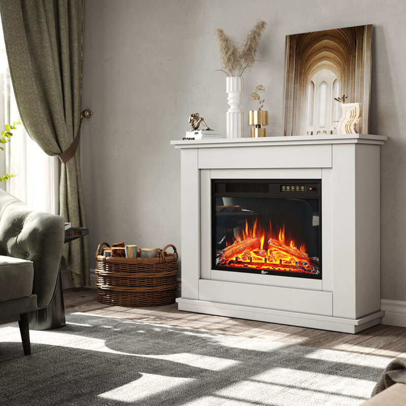 100cm W Built-in Electric Fireplace