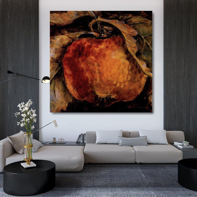 Red Apple, 36" H x 36" W