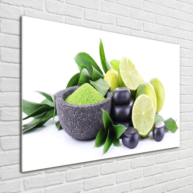 Limes And Stones - No Frame Print on Glass