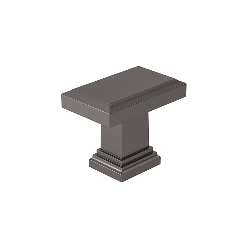 Expression Rectangle Knob, Antique Nickel