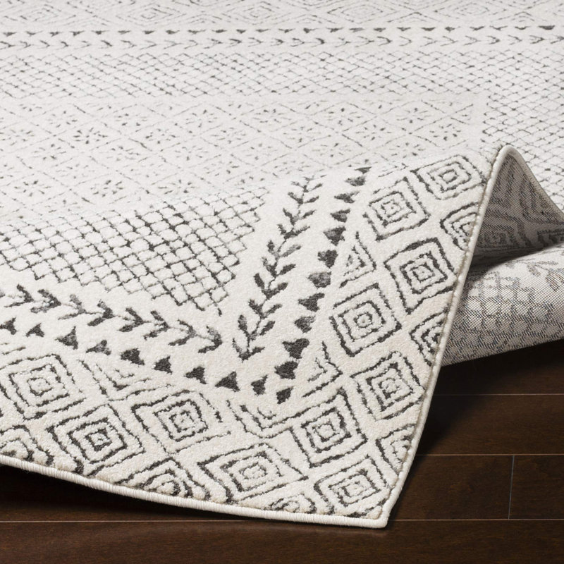 Tapis rectangulaire à motif antidérapant 7 pi 10 po x 10 pi 2 po Theola