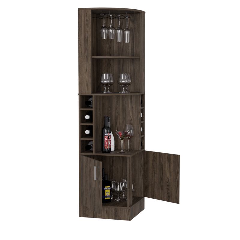 Bar Syrah, deux tablettes extérieures espresso