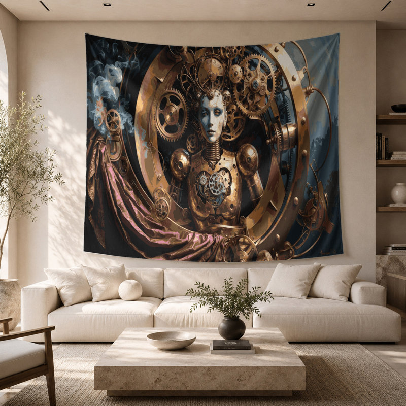 Tapisserie murale Sci Fi, 68 po x 80 po