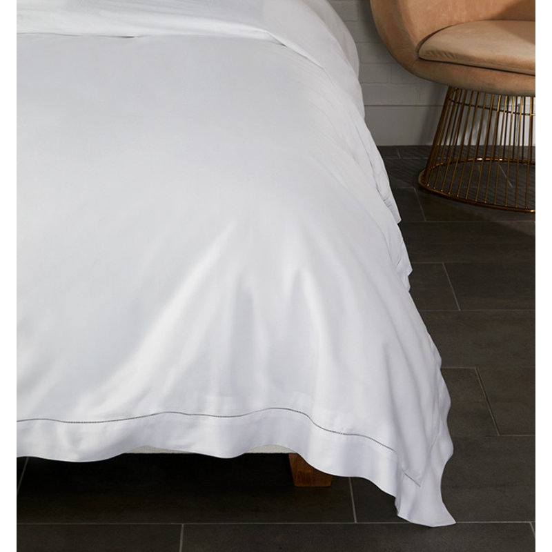 Fiona Sateen Fitted Sheet, White, California King Fitted Sheet